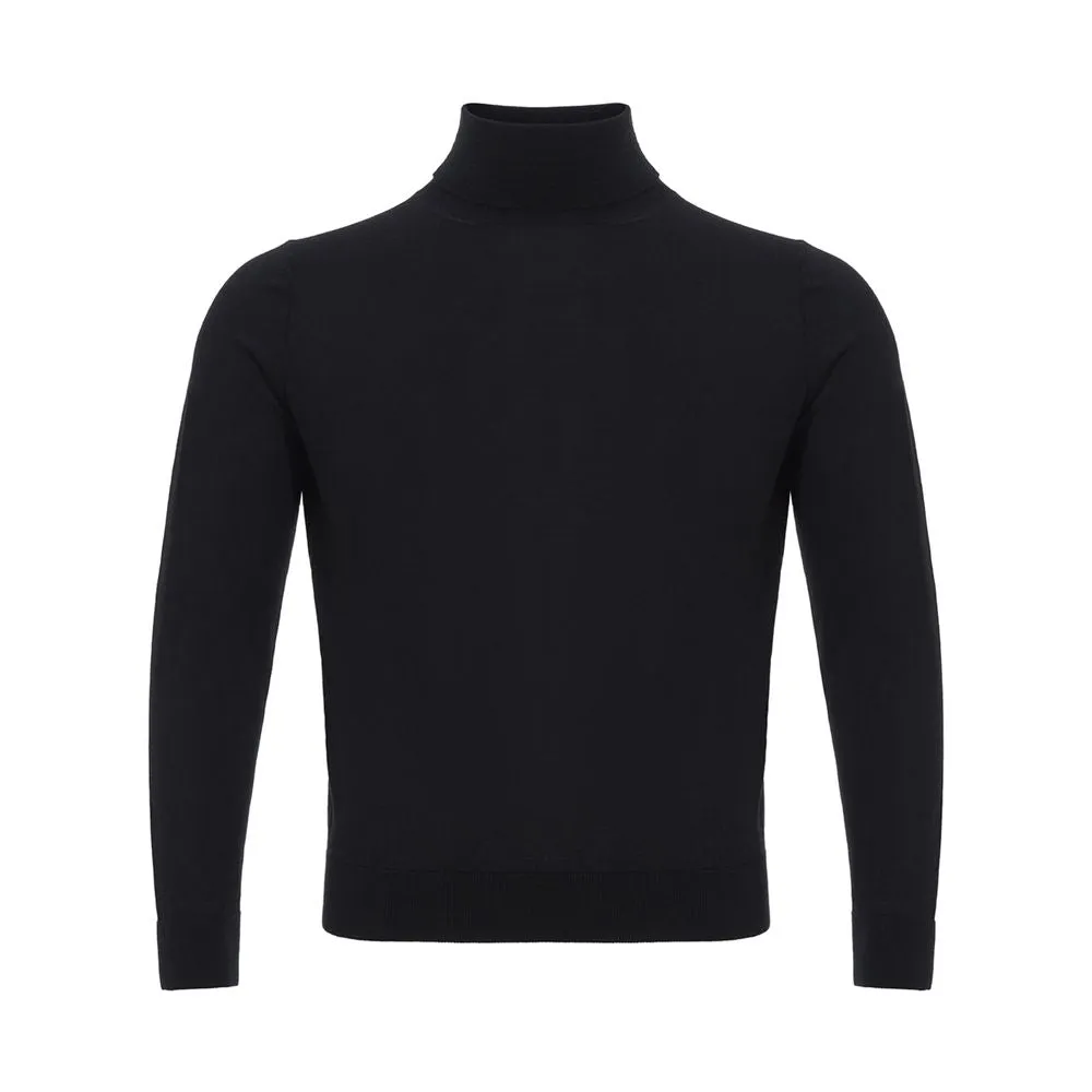 Italian Cashmere Luxury Black Sweater