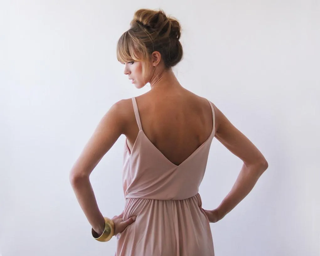 Ivory Tulip Wrap Maxi Dress #1033