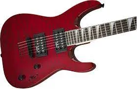 Jackson Dinky Arch Top JS32TQ DKA Transparent Red