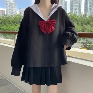 Japanese autumn uniform long sleeve set yc23559