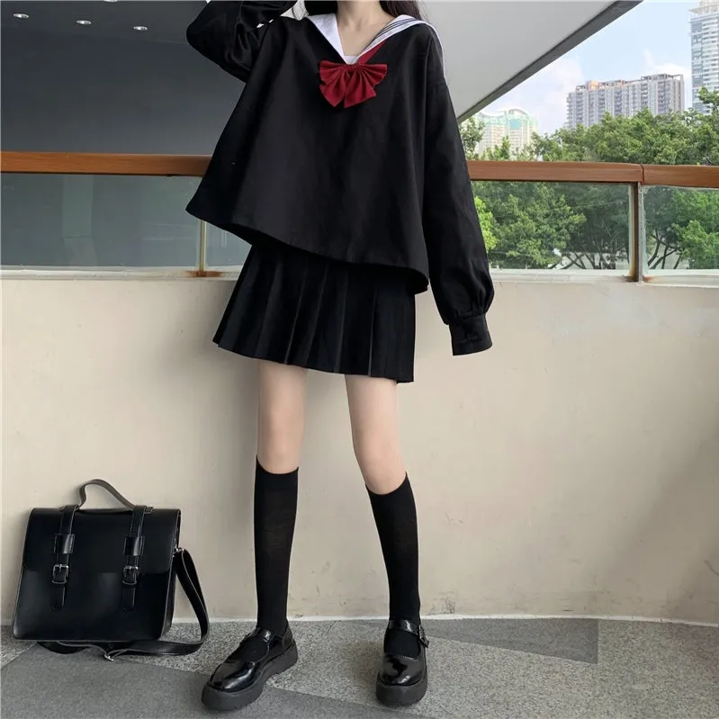 Japanese autumn uniform long sleeve set yc23559