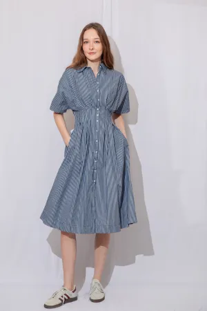 Jess Striped Midi Dress