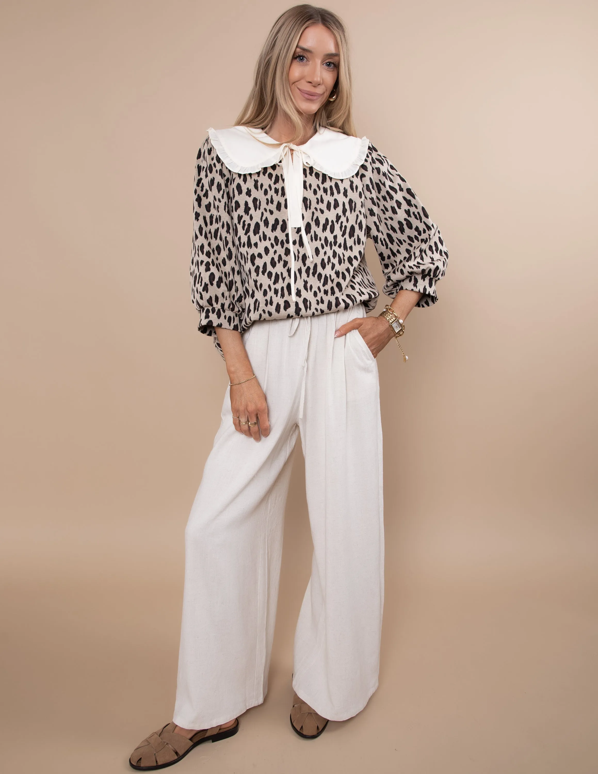 Jesse Leopard Top