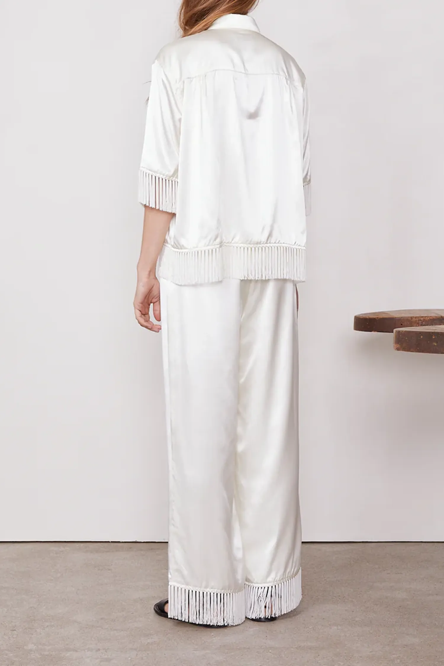 Jolen Pants Fringe Italian Viscose