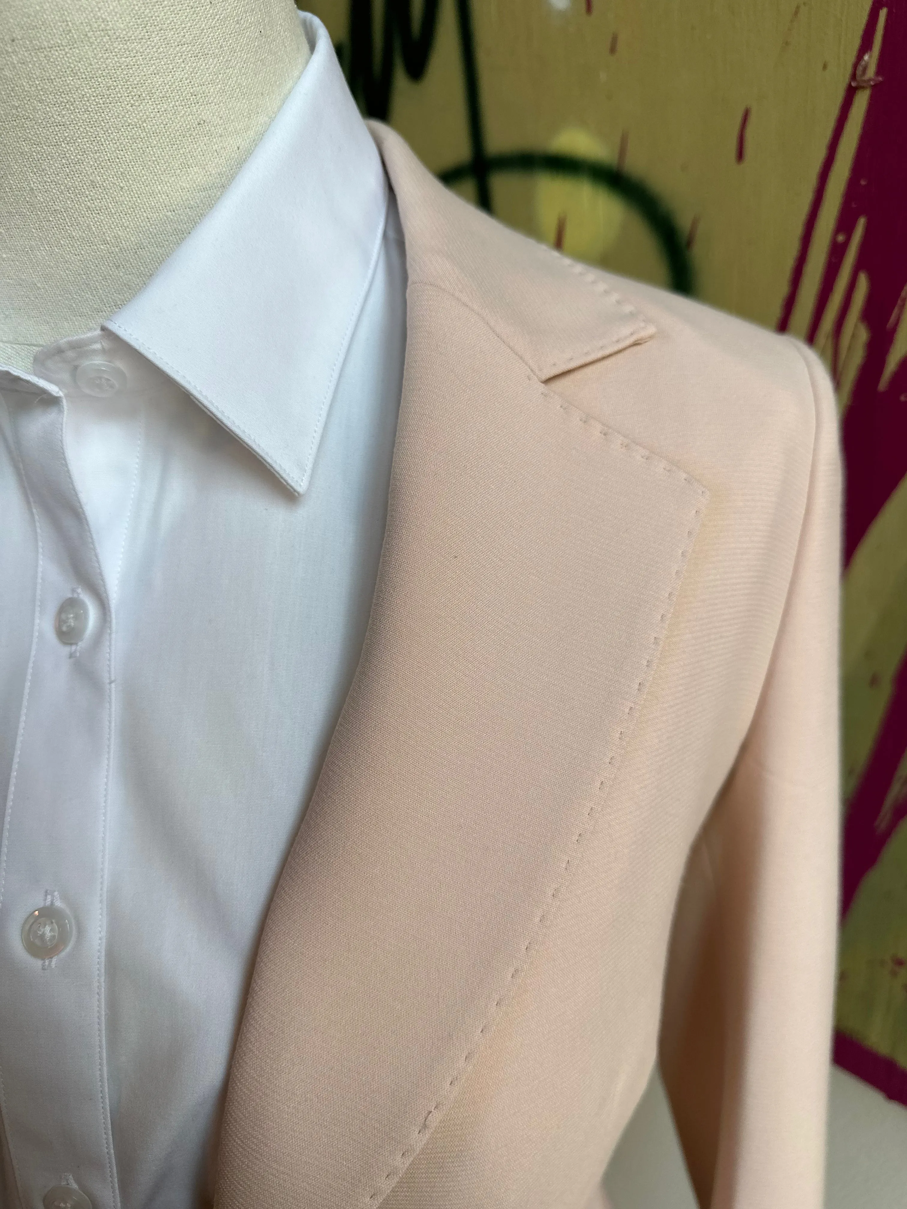 Jolie Blush Pink Feminine Cut Premium Suit Coat
