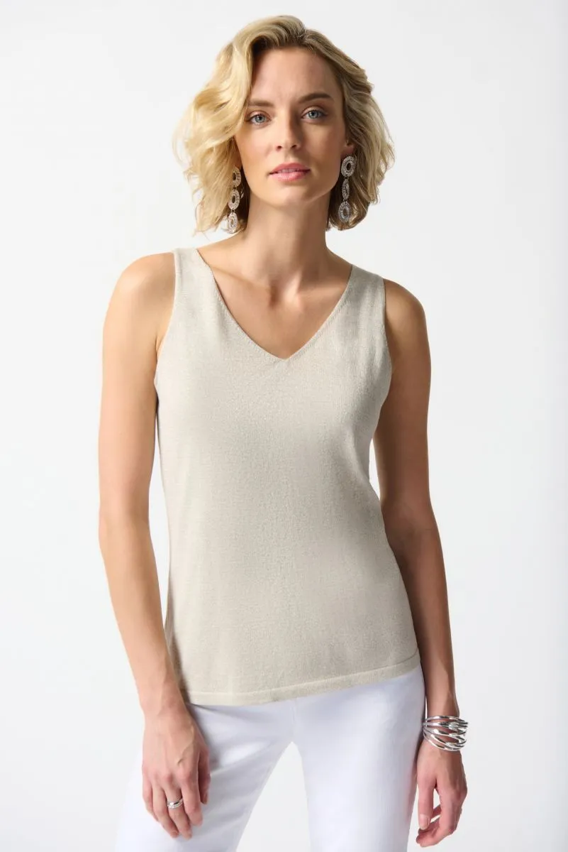 Joseph Ribkoff Sand 3/4 Dolman Sleeve Knitted 2-Piece Top 242927