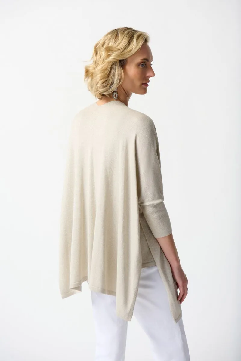 Joseph Ribkoff Sand 3/4 Dolman Sleeve Knitted 2-Piece Top 242927