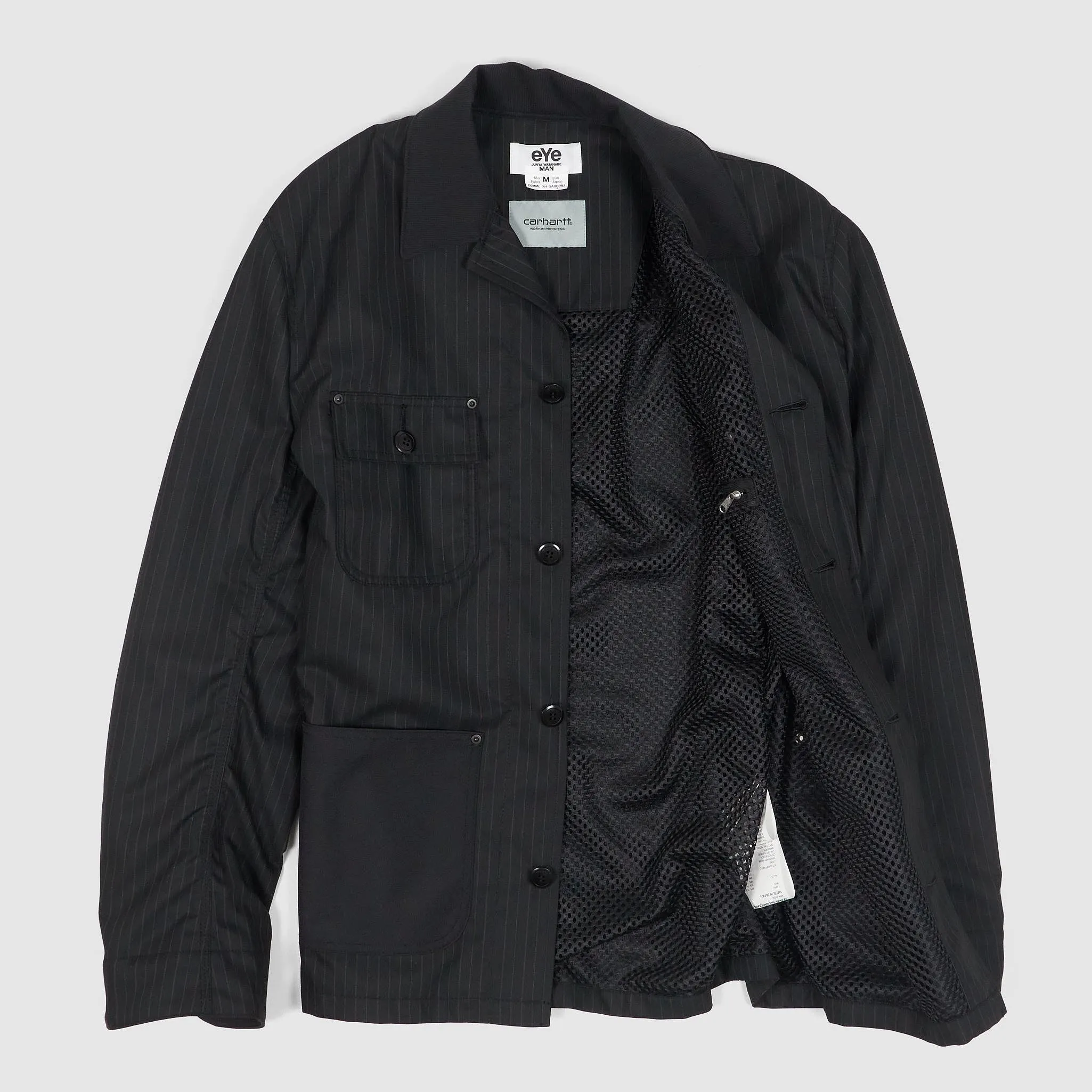 Junya Watanabe Man x Carhartt Pinstripe Work Blazer