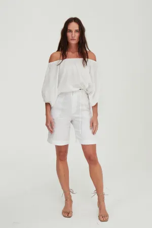 Kluba Crop Top White