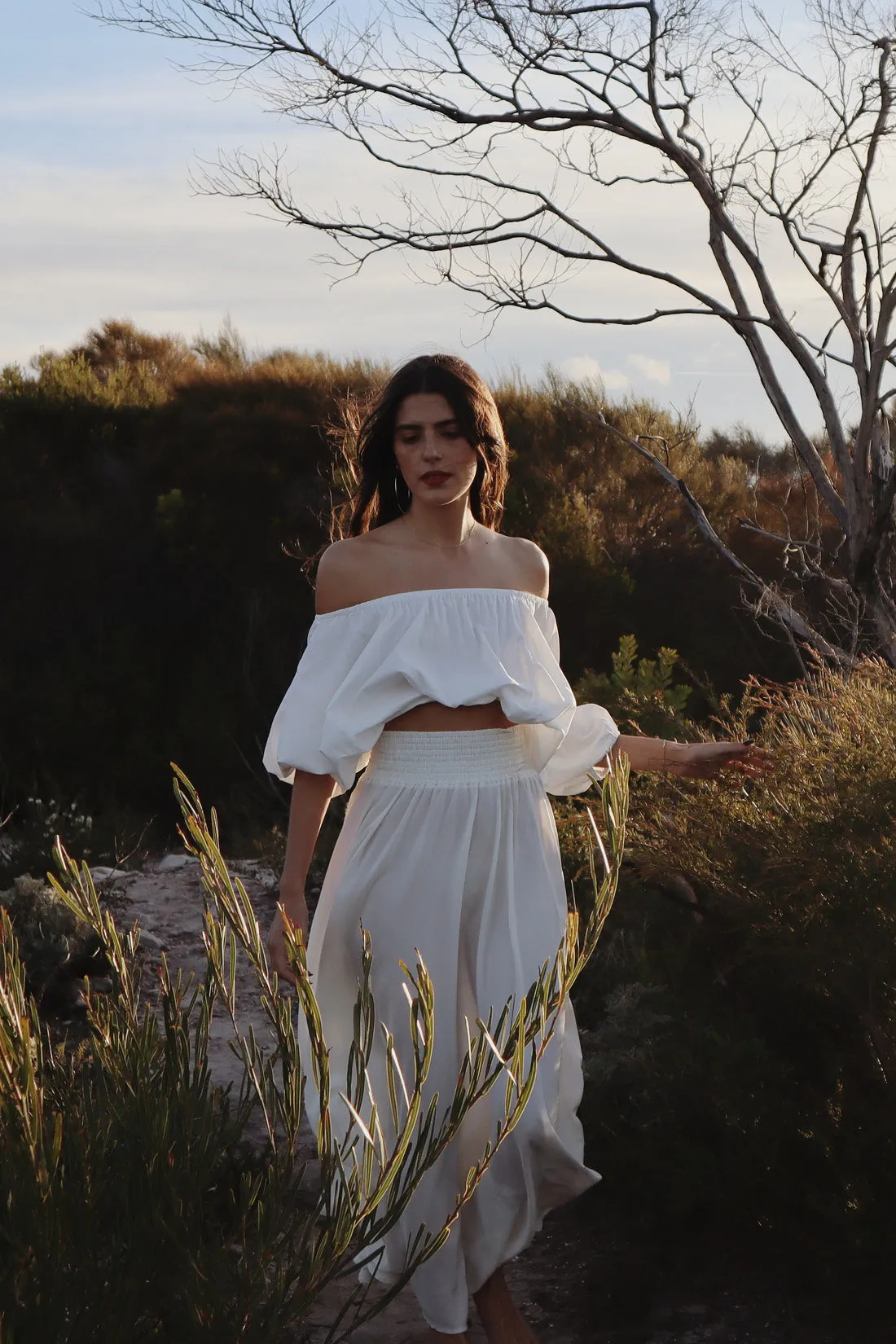 Kluba Crop Top White