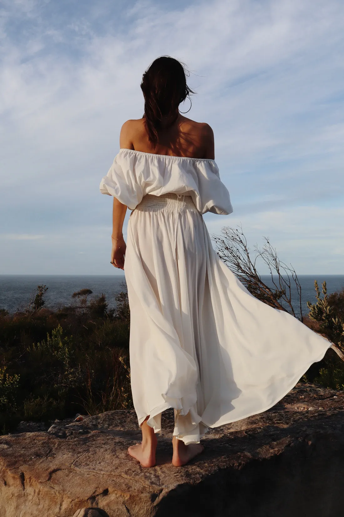 Kluba Crop Top White