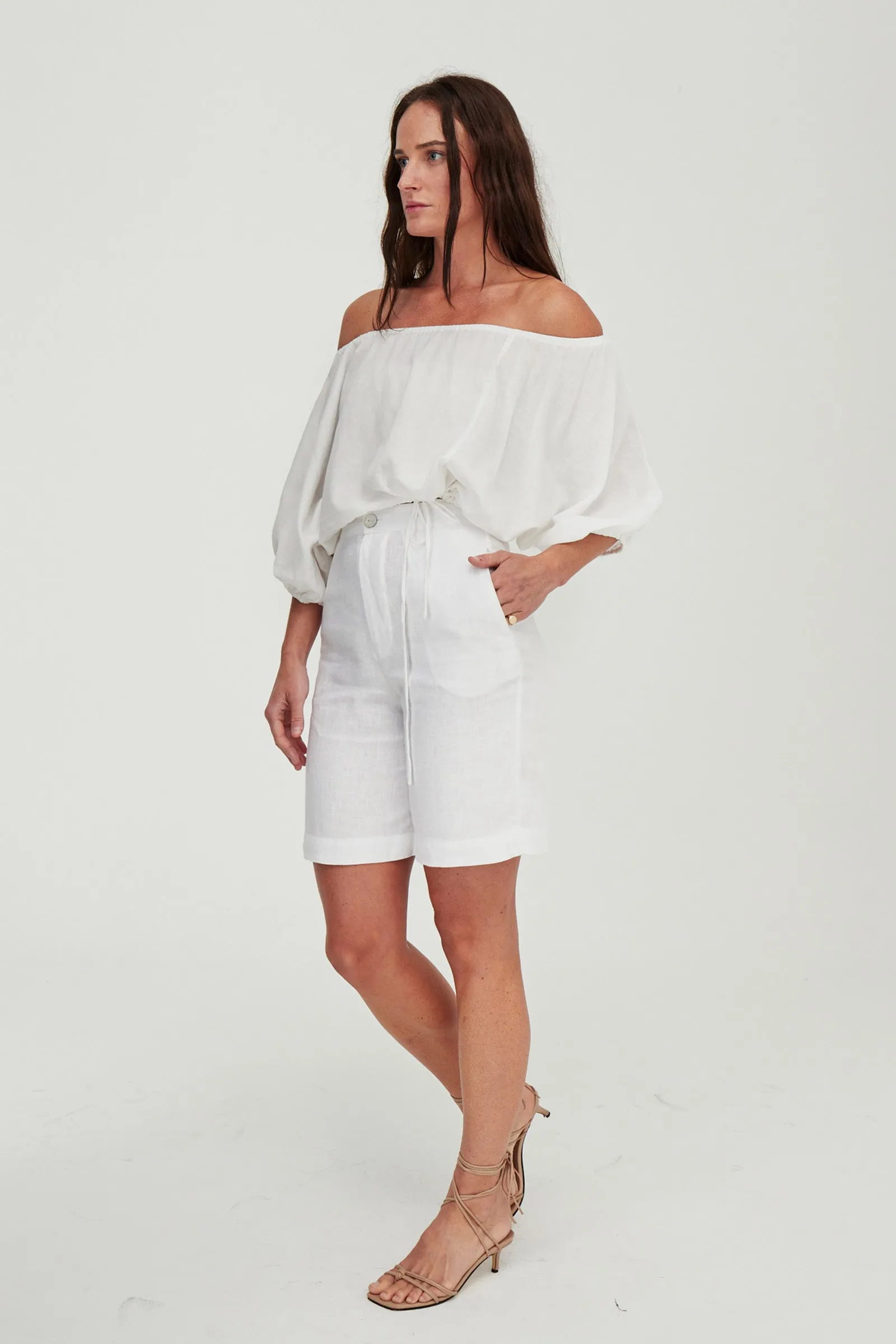Kluba Crop Top White