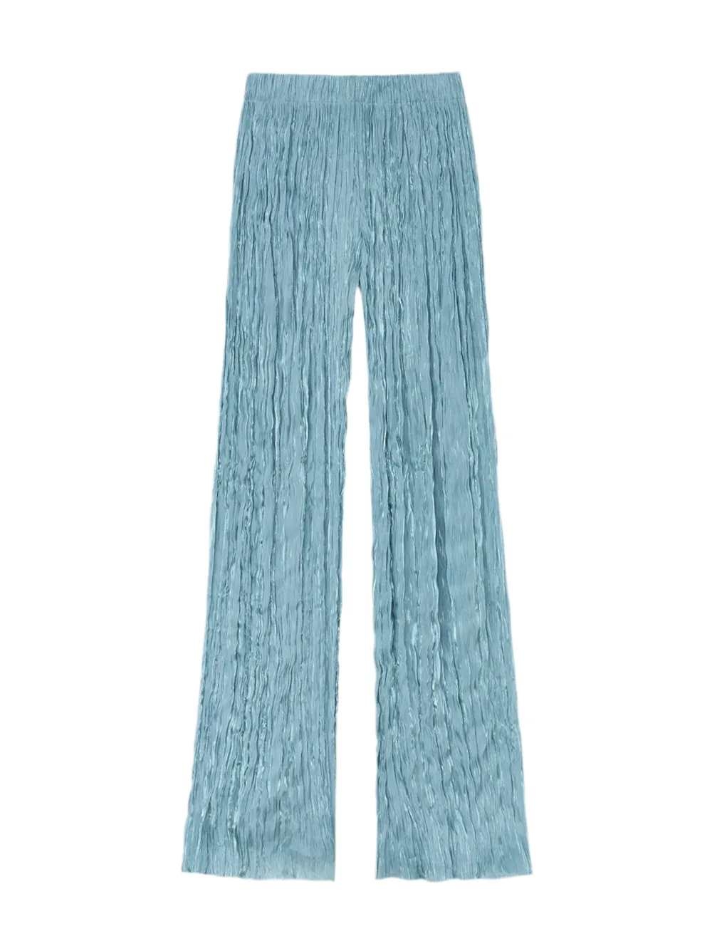 Lafayette 148 Plissé Parkside Pant in Lagoon Green