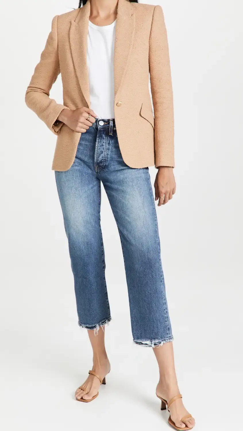 L'AGENCE CHAMBERLAIN SINGLE BUTTON BLAZER