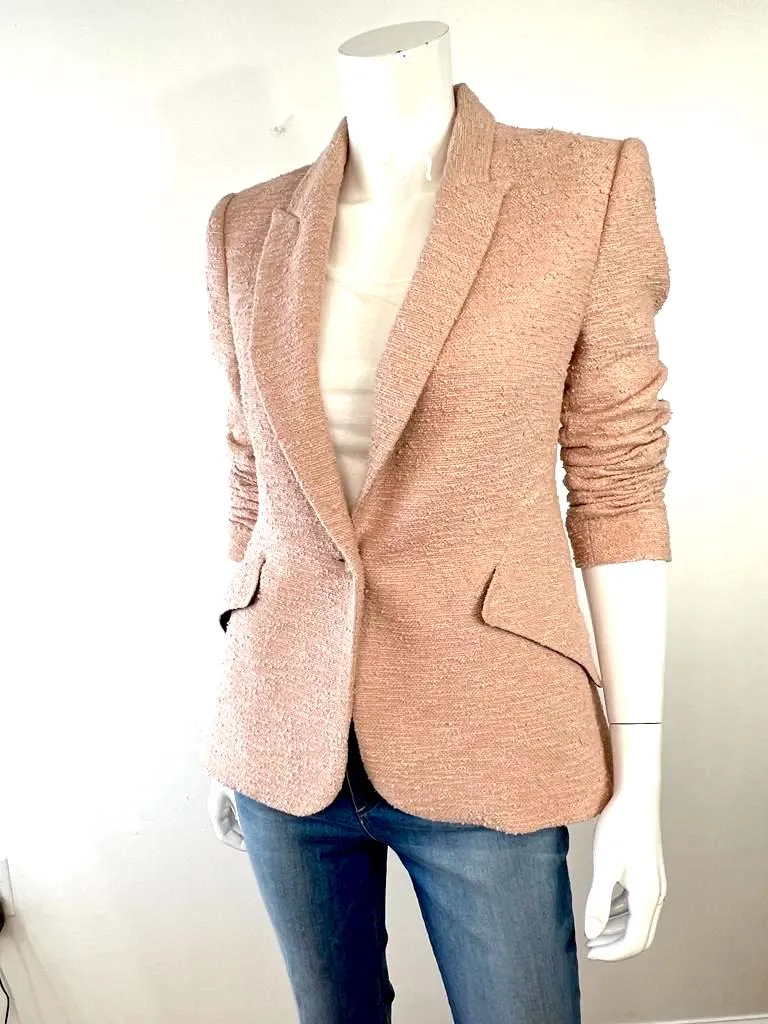 L'AGENCE CHAMBERLAIN SINGLE BUTTON BLAZER