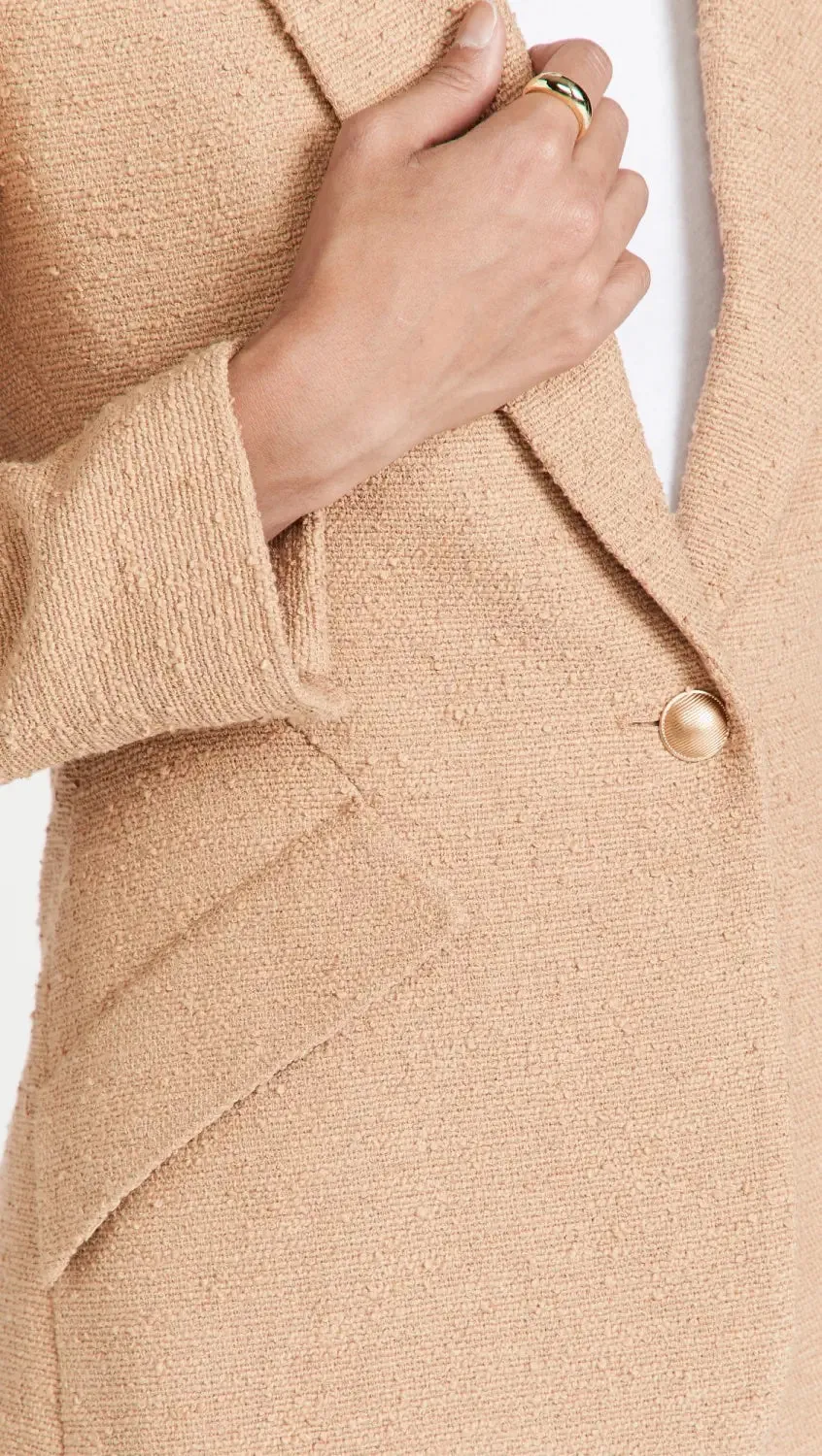 L'AGENCE CHAMBERLAIN SINGLE BUTTON BLAZER