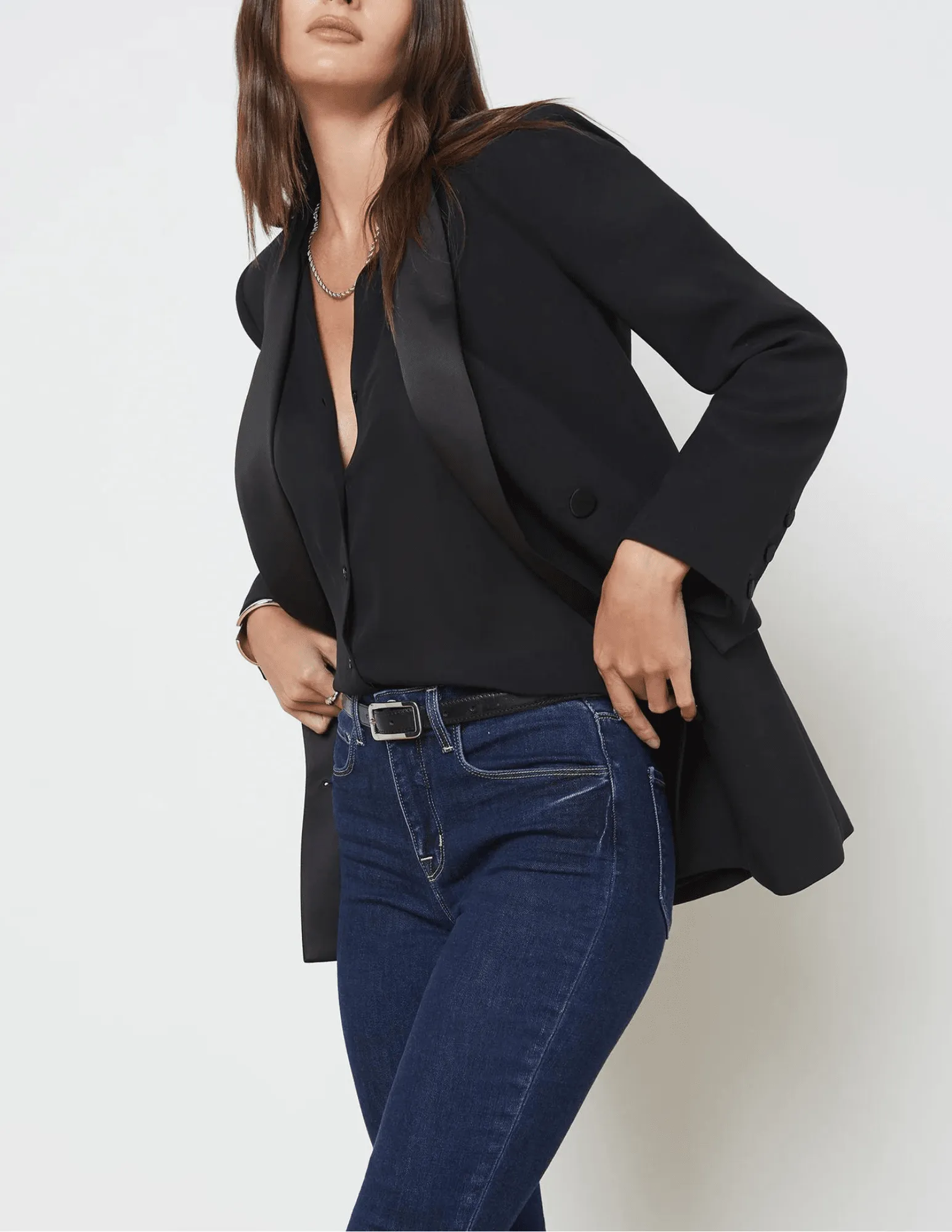 L'Agence Jayda Double Breasted Blazer