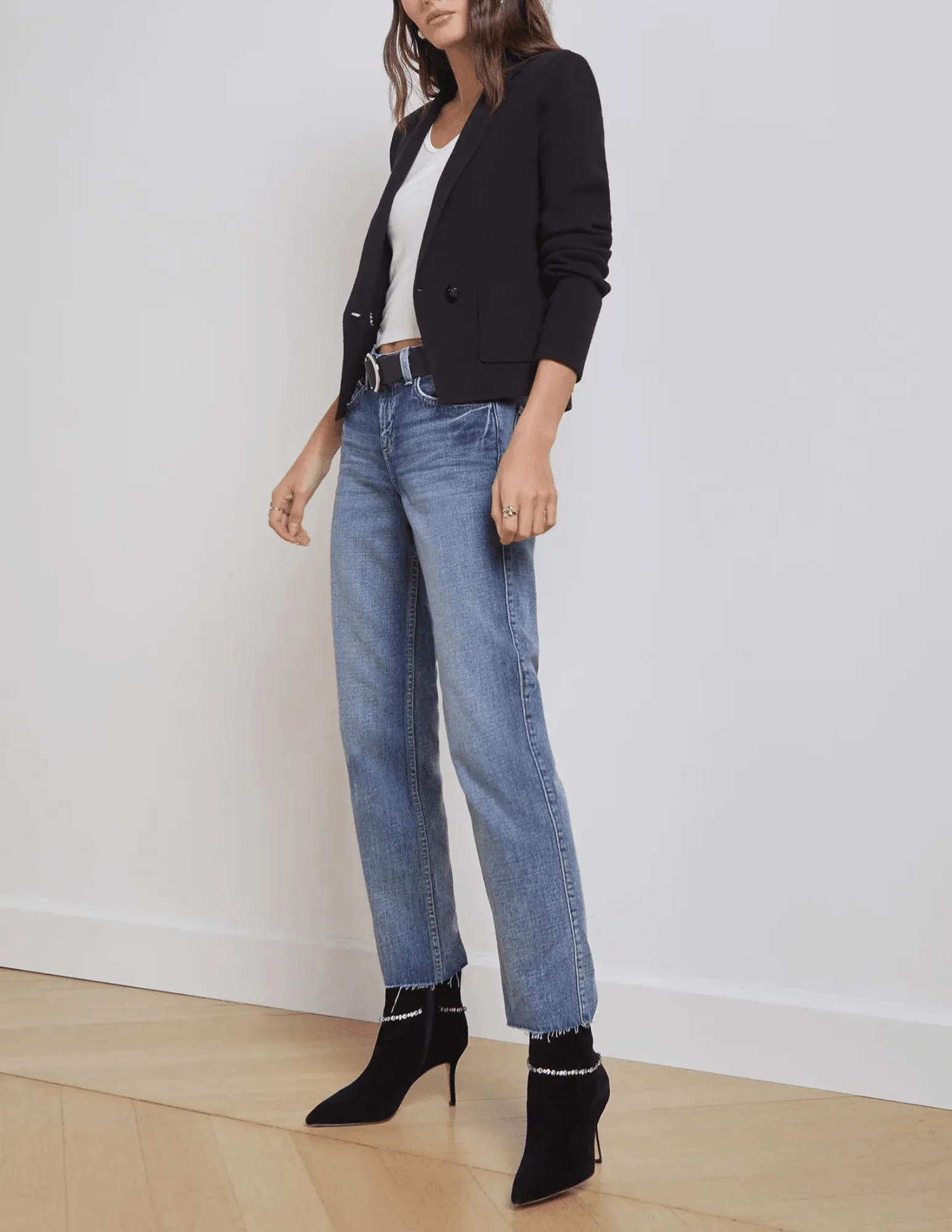 L'Agence Sofia Knit Blazer