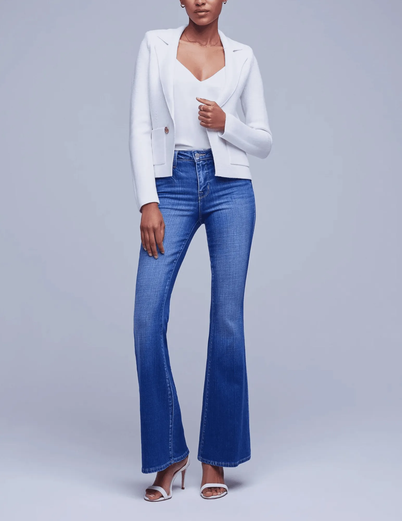 L'Agence Sofia Knit Blazer
