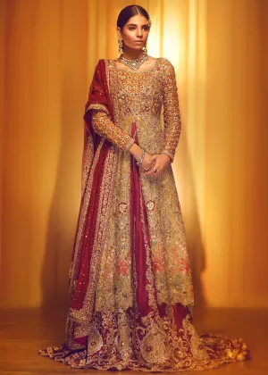 Latest Pakistani Heavy Bridal Lehnga for Wedding #J5144
