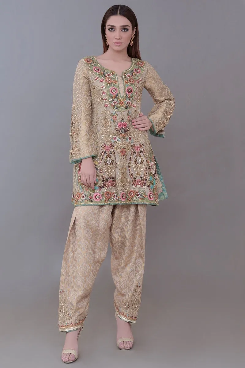 Latest Wedding Party Shirt in Beige Color #Y2051