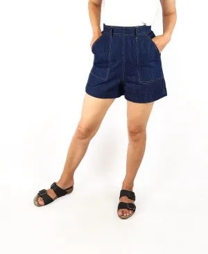 Leonard St dark denim shorts size 8
