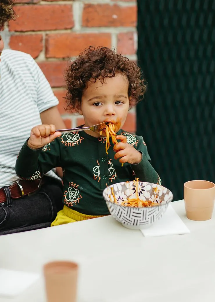 LESS UPSETTI MORE SPAGHETTI BODYSUIT