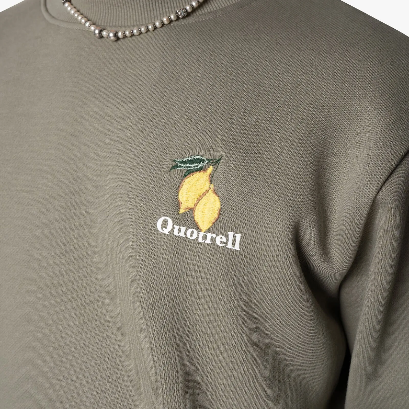 LIMONE CREWNECK | FADED OLIVE/WHITE