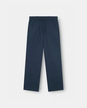Linen Pants Low-Waisted Navy
