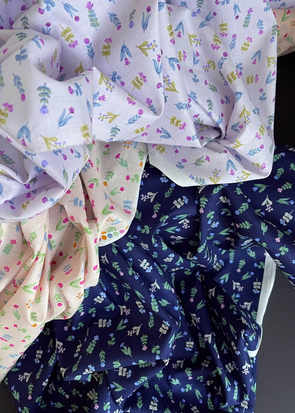 Little Jardin Cotton Shirting, Lilac
