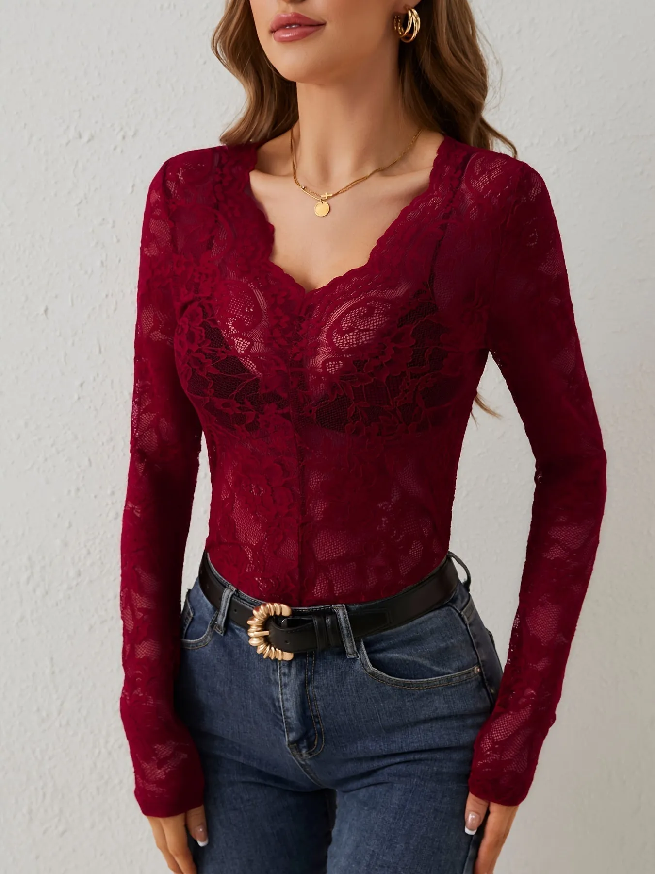Lizette® | Lace Shirt For Women
