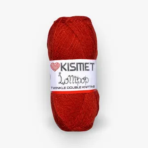 Lollipop Twinkle Dbl Knit Rust #56
