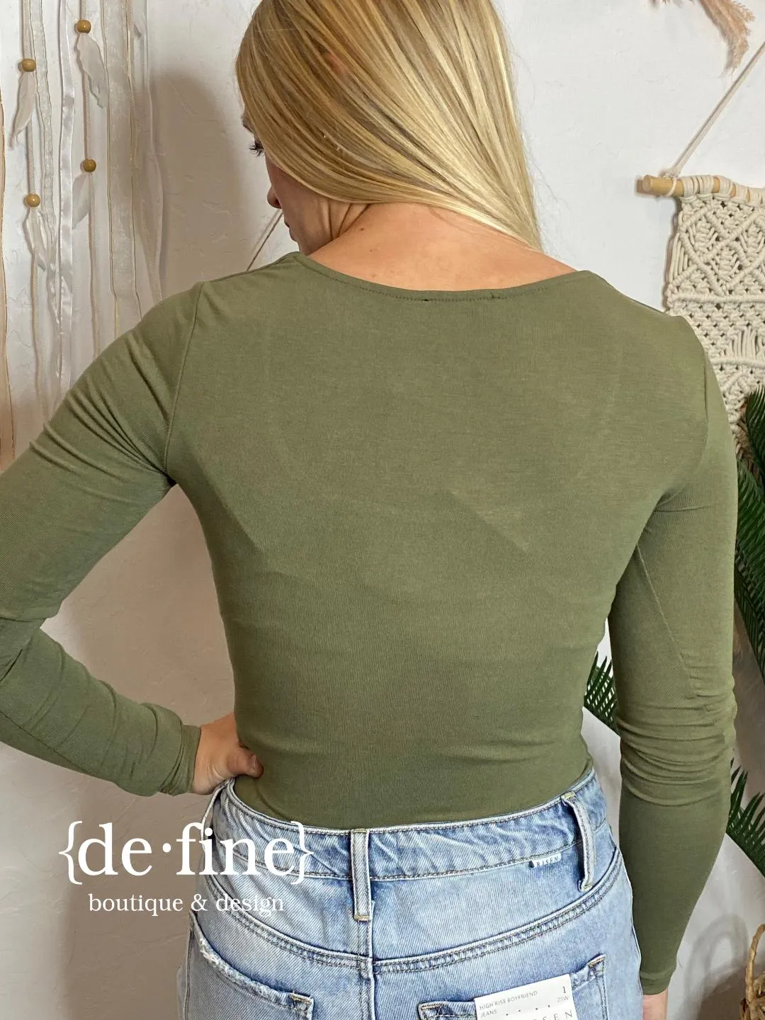 Long Sleeve Bodysuits - 4 Colors
