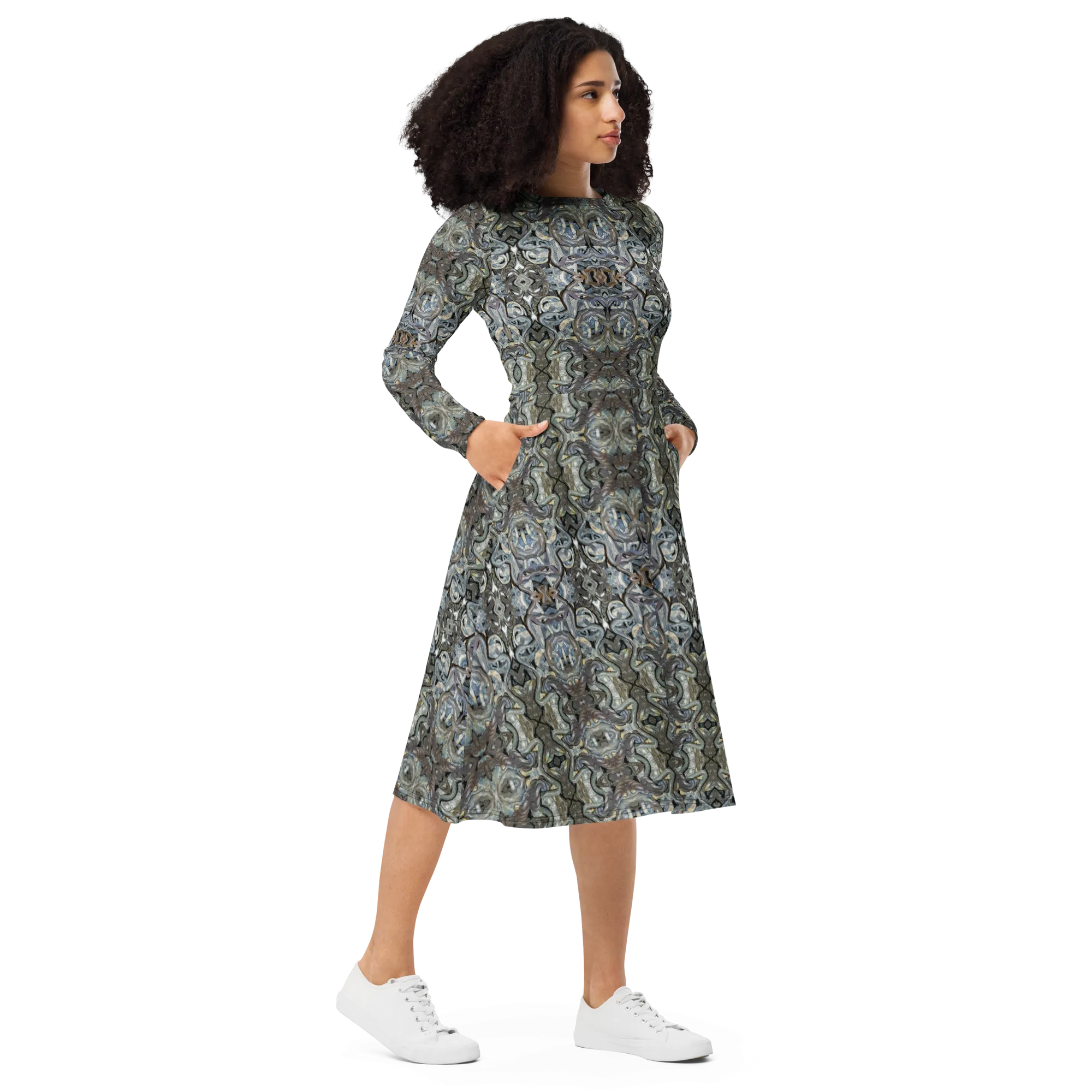 Long Sleeve Midi Dress (Her/Muliebris)(Grail Night Hoard Virtus 8.2) RJSTHS2022 RJS