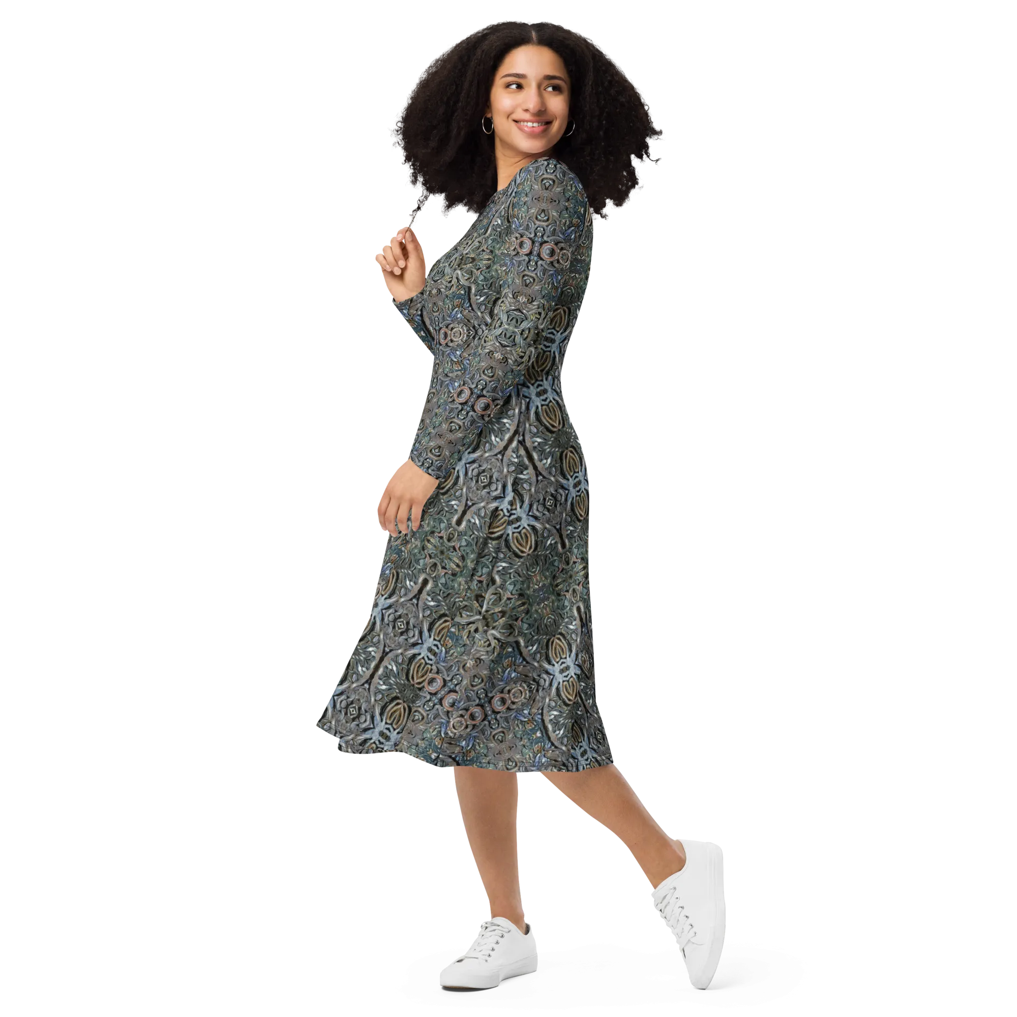 Long Sleeve Midi Dress (Her/Muliebris)(Grail Night Hoard Virtus 8.8) RJSTHS2022 RJS