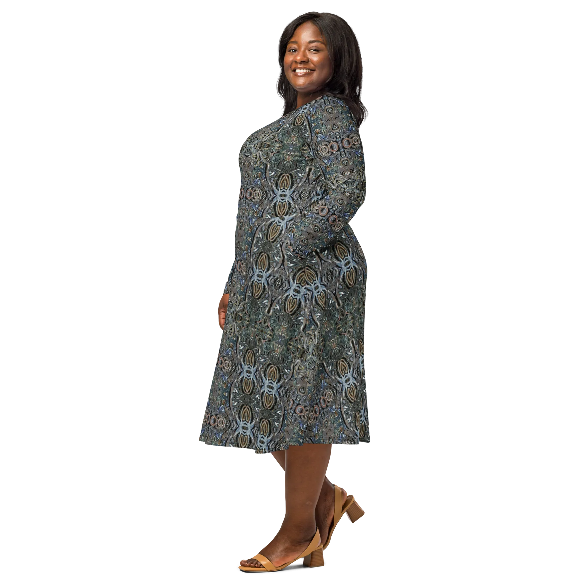 Long Sleeve Midi Dress (Her/Muliebris)(Grail Night Hoard Virtus 8.8) RJSTHS2022 RJS