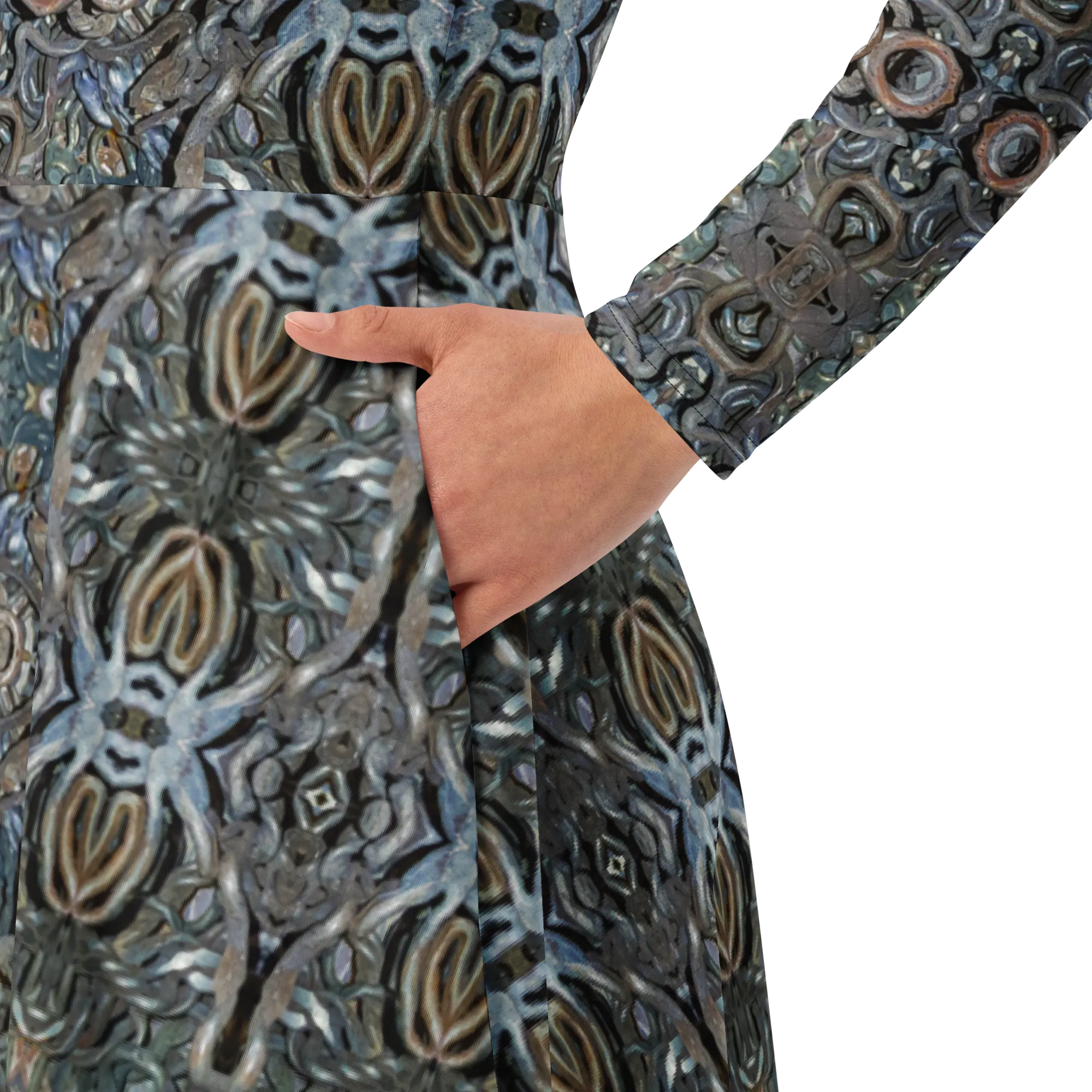 Long Sleeve Midi Dress (Her/Muliebris)(Grail Night Hoard Virtus 8.8) RJSTHS2022 RJS