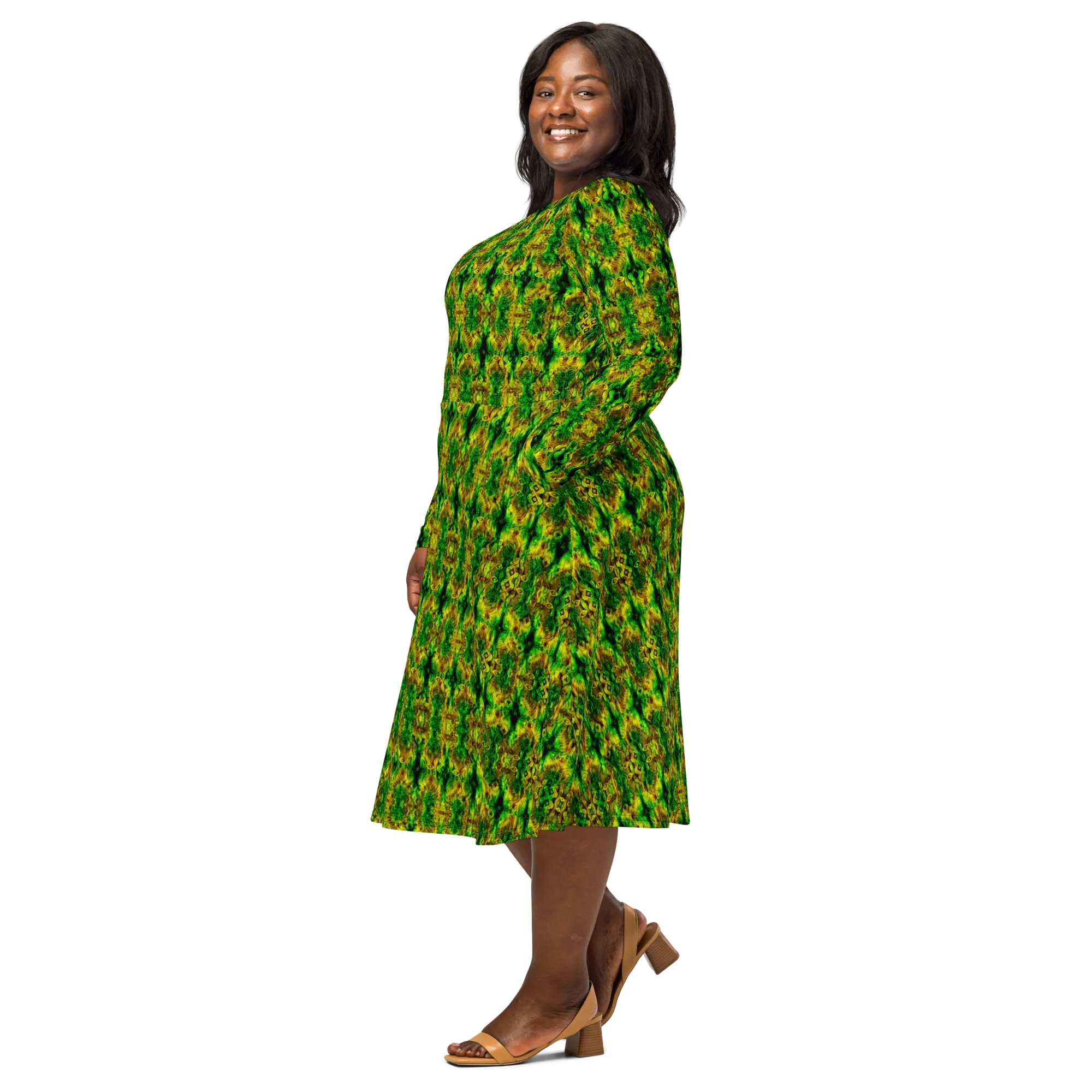 Long Sleeve Midi Dress (Her/Muliebris)(Pure Candy RJSTH@Alchemic) RJSTHS2022 RJS