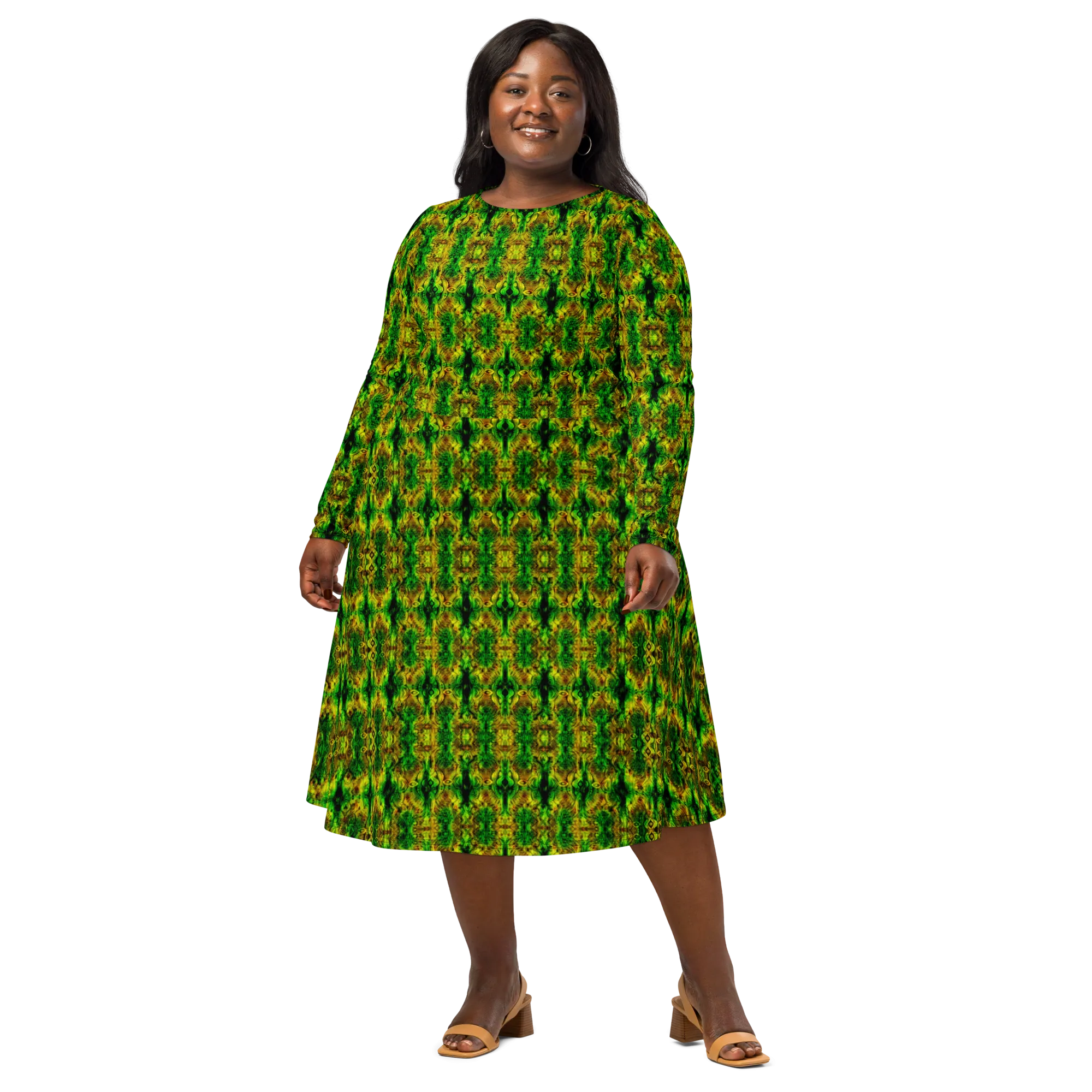 Long Sleeve Midi Dress (Her/Muliebris)(Pure Candy RJSTH@Alchemic) RJSTHS2022 RJS