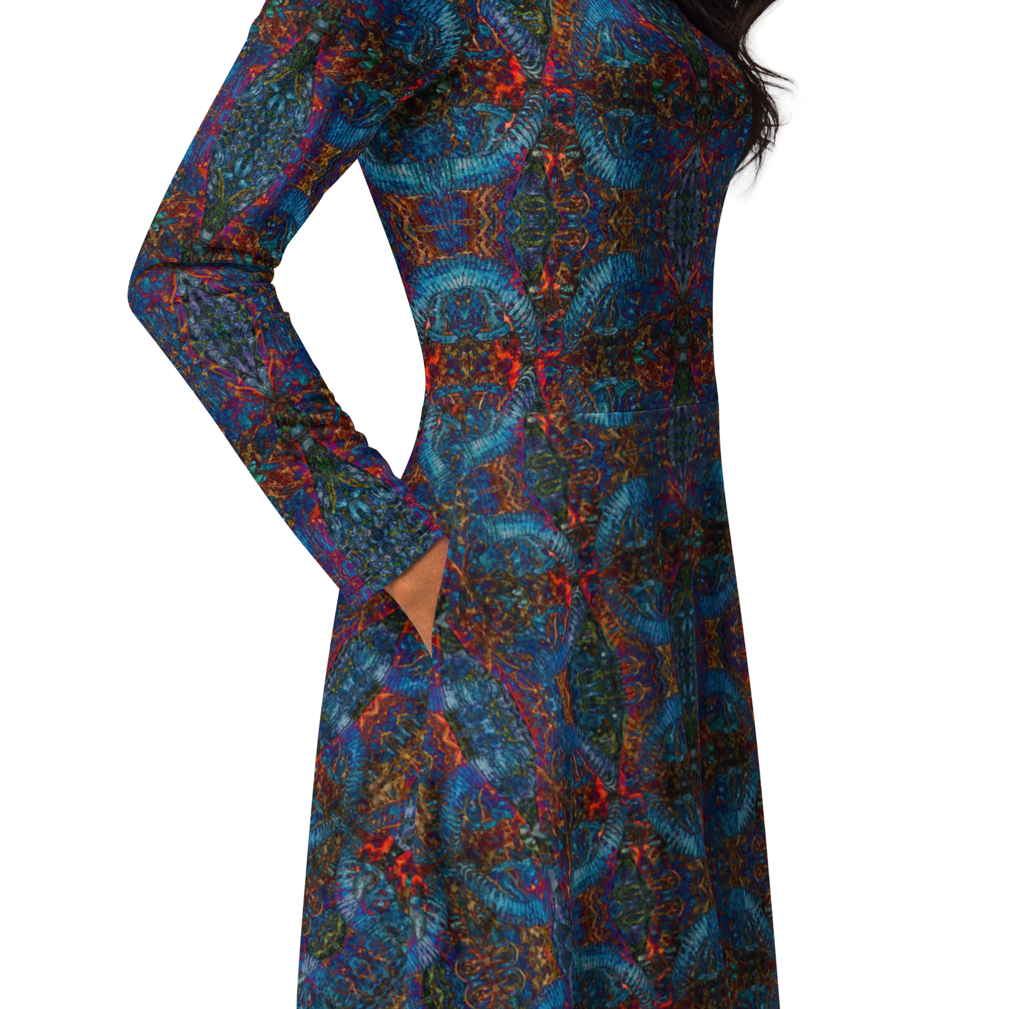 Long Sleeve Midi Dress (Her/Muliebris)(Pure Candy RJSTH@Alchemic) RJSTHS2022 RJS