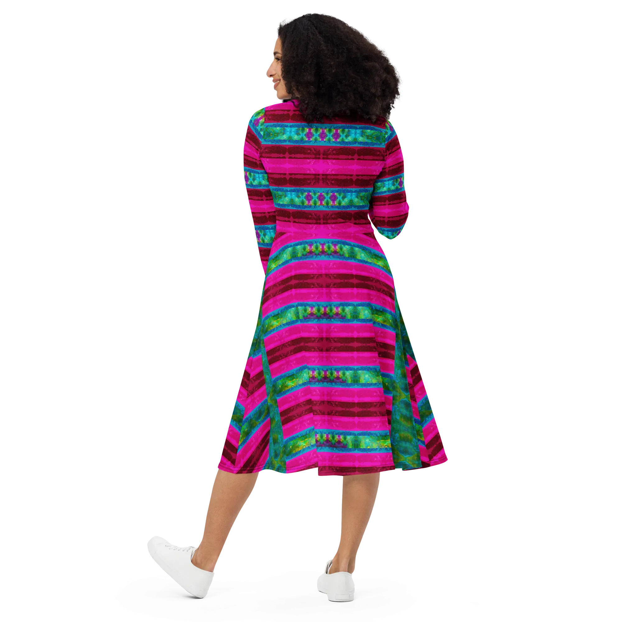 Long Sleeve Midi Dress (Her/Muliebris)(Rind#11 Rind Link) RJSTH@Fabric#11 RJSTHS2022 RJS