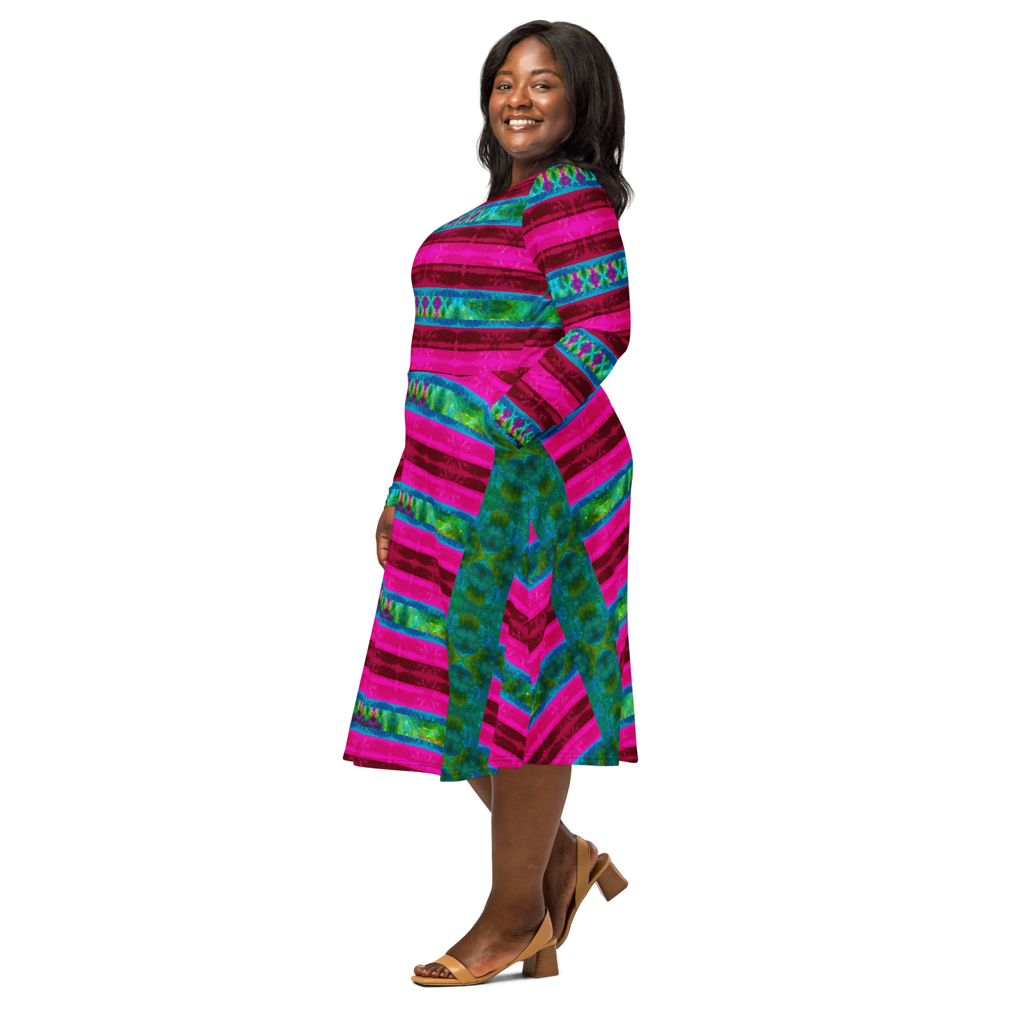 Long Sleeve Midi Dress (Her/Muliebris)(Rind#11 Rind Link) RJSTH@Fabric#11 RJSTHS2022 RJS