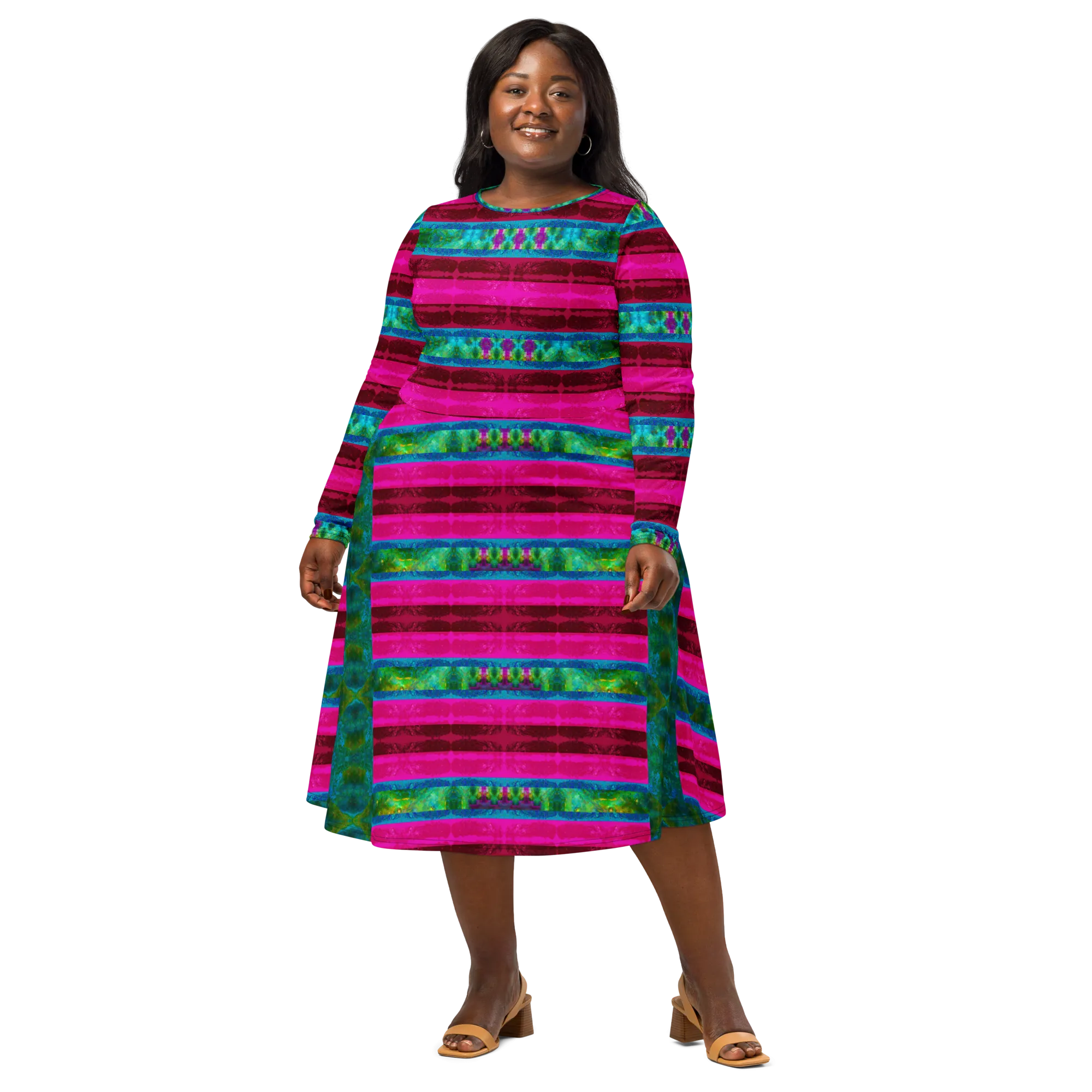 Long Sleeve Midi Dress (Her/Muliebris)(Rind#11 Rind Link) RJSTH@Fabric#11 RJSTHS2022 RJS