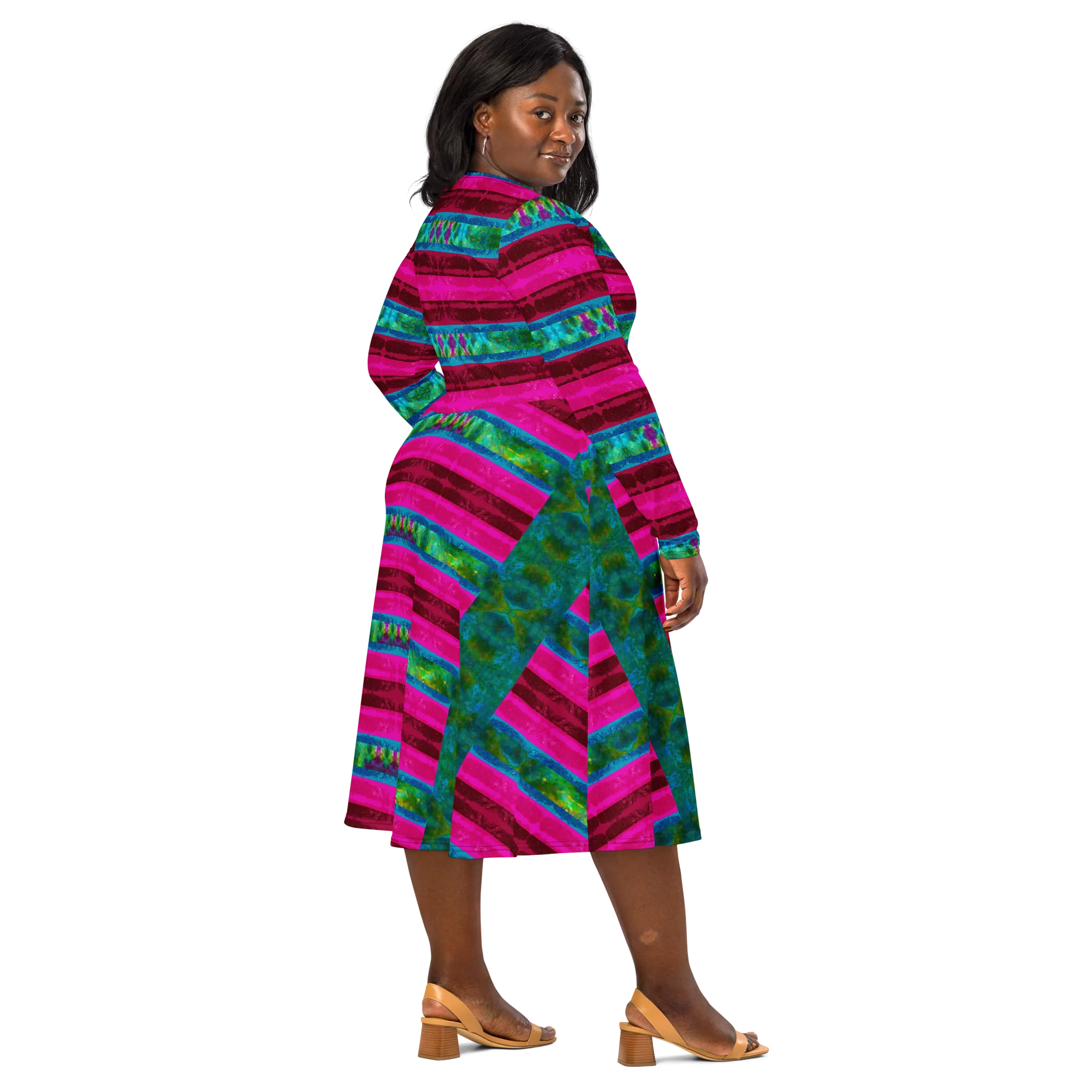 Long Sleeve Midi Dress (Her/Muliebris)(Rind#11 Rind Link) RJSTH@Fabric#11 RJSTHS2022 RJS