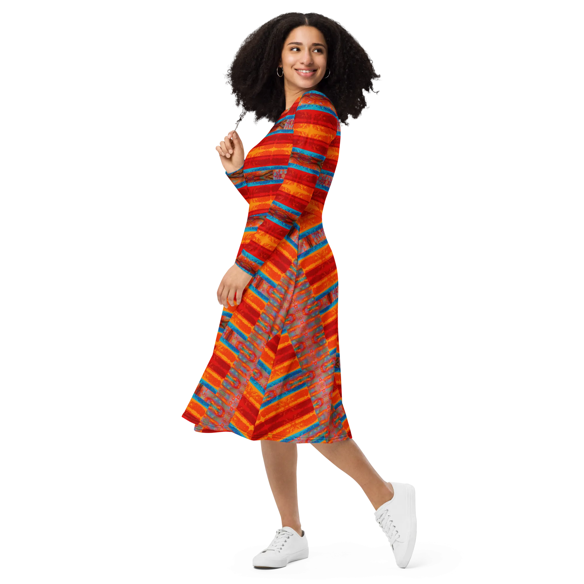 Long Sleeve Midi Dress (Her/Muliebris)(Rind#12 Rind Link) RJSTH@Fabric12 RJSTHS2022 RJS