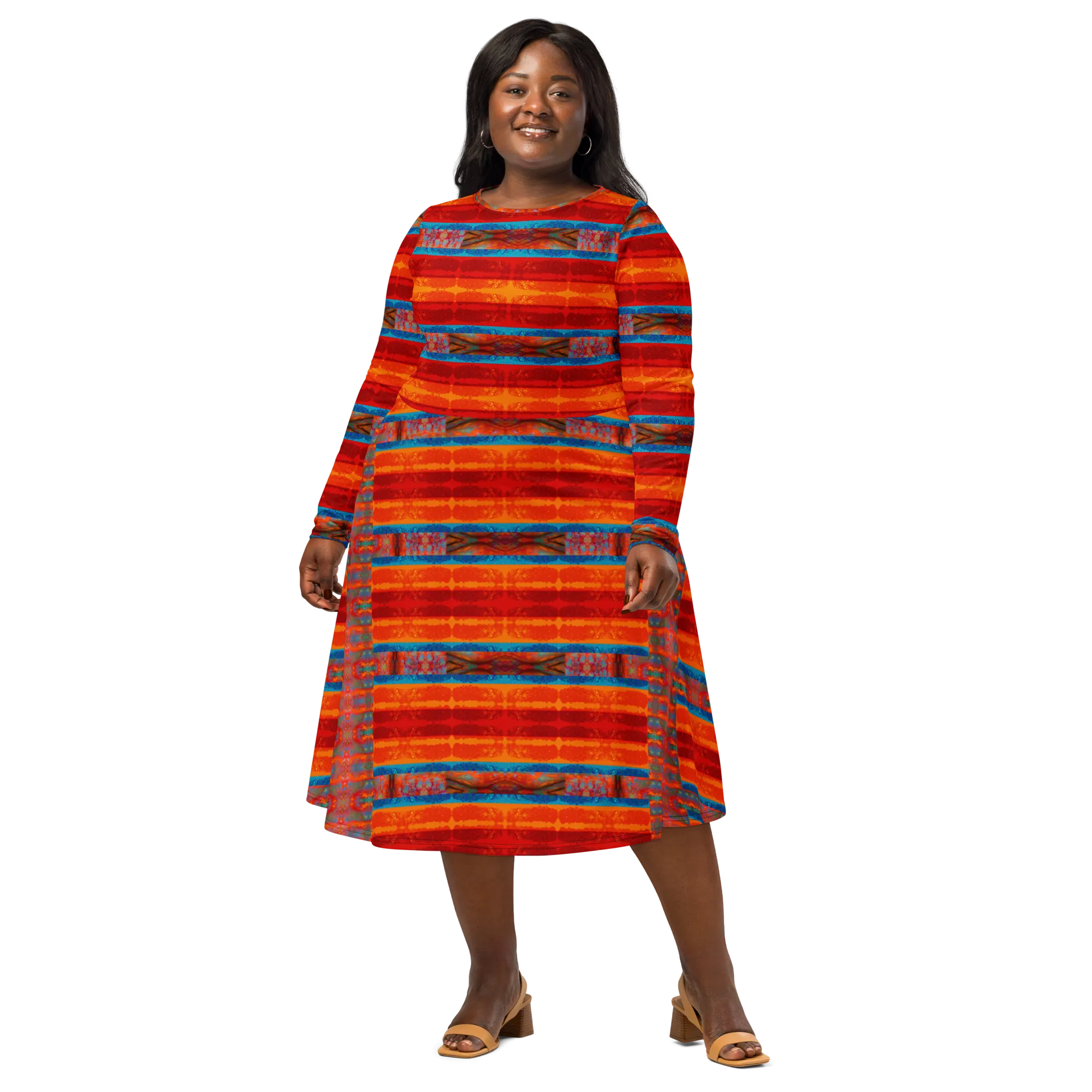 Long Sleeve Midi Dress (Her/Muliebris)(Rind#12 Rind Link) RJSTH@Fabric12 RJSTHS2022 RJS