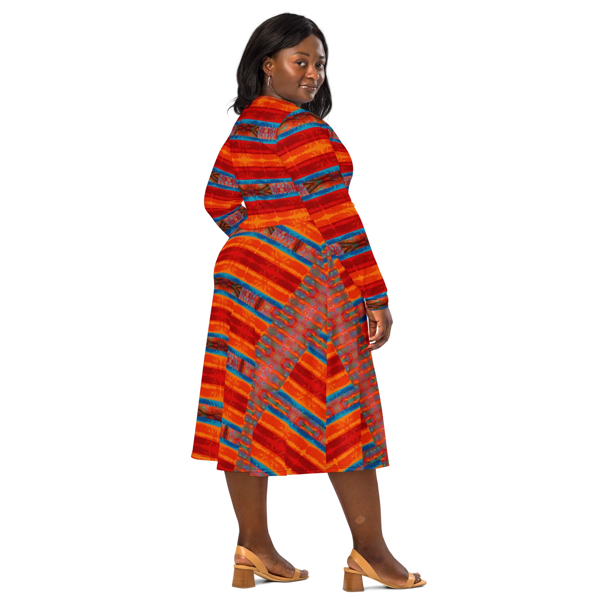 Long Sleeve Midi Dress (Her/Muliebris)(Rind#12 Rind Link) RJSTH@Fabric12 RJSTHS2022 RJS
