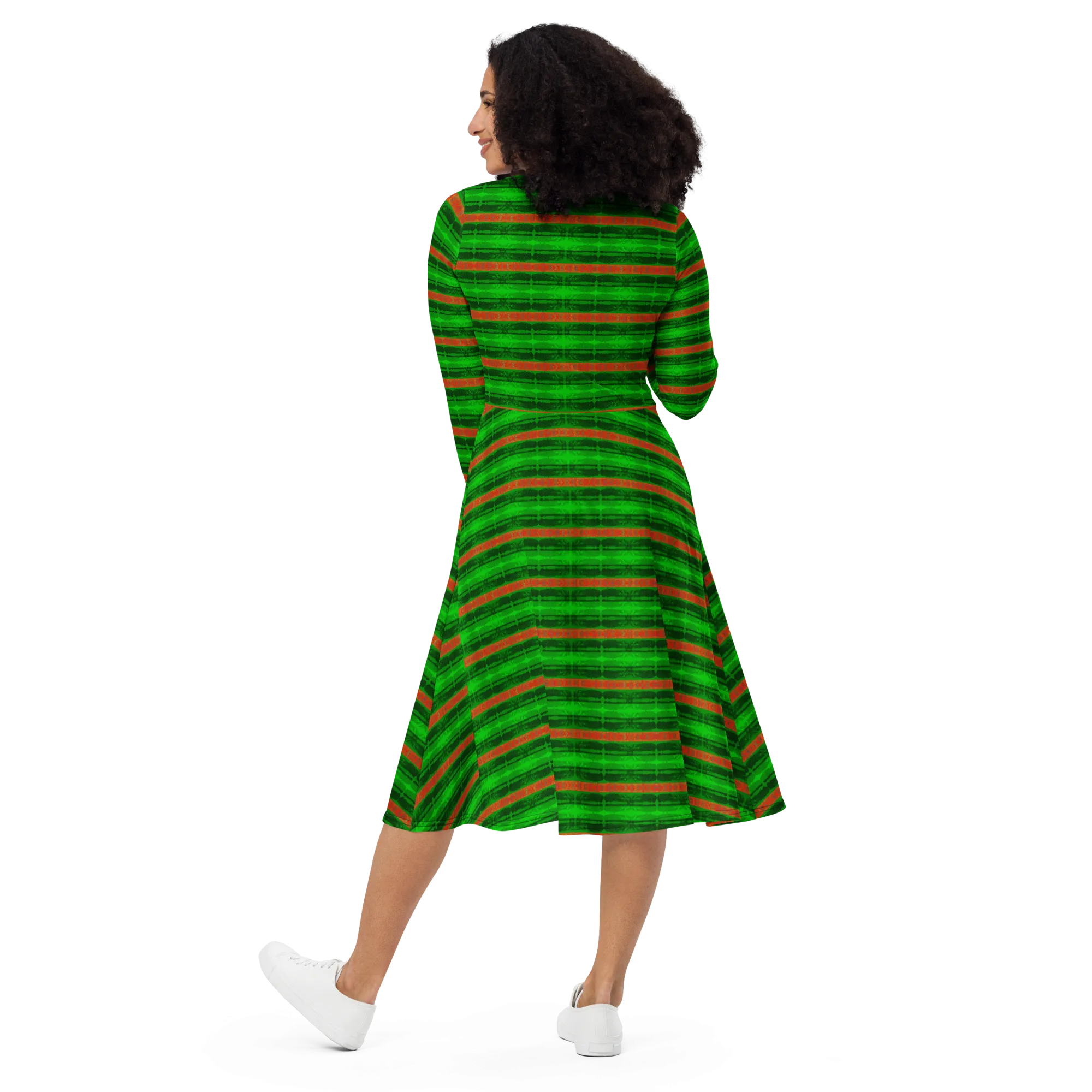 Long Sleeve Midi Dress (Her/Muliebris)(Rind#3 Rind Link) RJSTH@Fabric#3 RJTHS2022 RJS