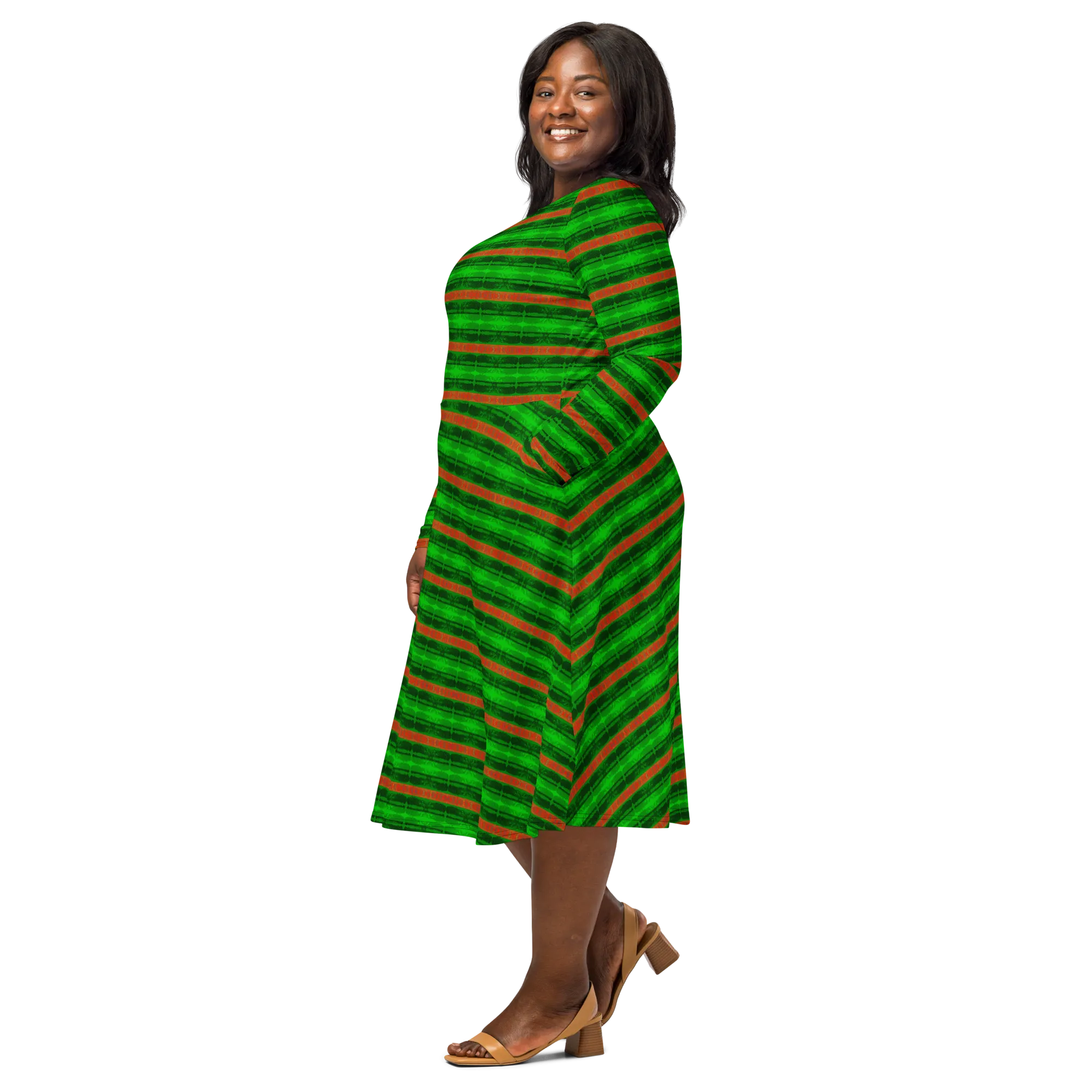 Long Sleeve Midi Dress (Her/Muliebris)(Rind#3 Rind Link) RJSTH@Fabric#3 RJTHS2022 RJS