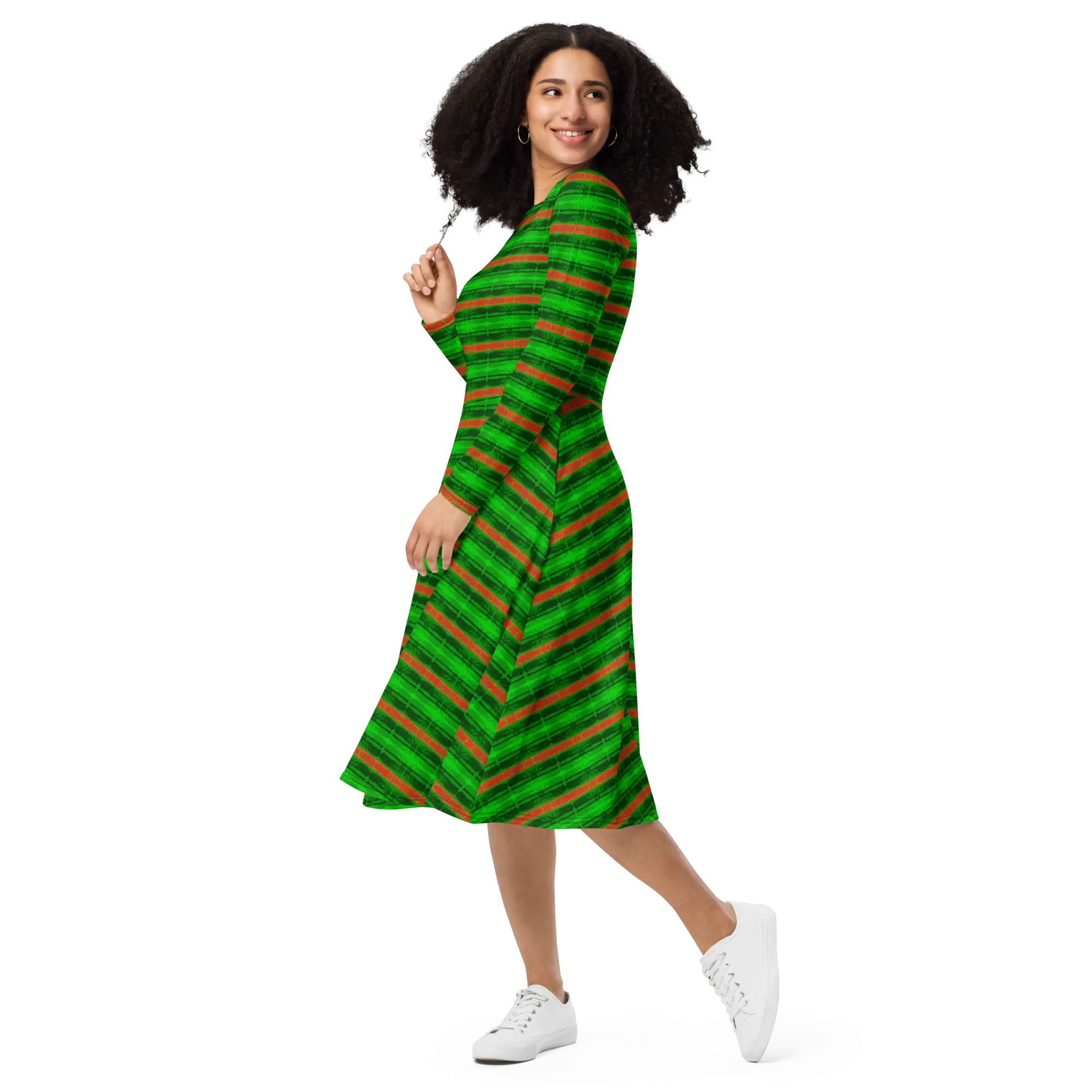 Long Sleeve Midi Dress (Her/Muliebris)(Rind#3 Rind Link) RJSTH@Fabric#3 RJTHS2022 RJS